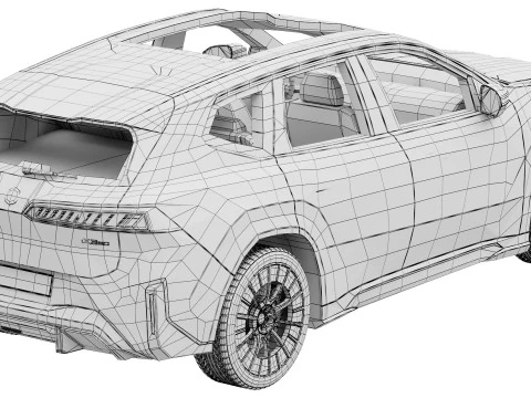 Electric SUV iX3 2026 3D Model