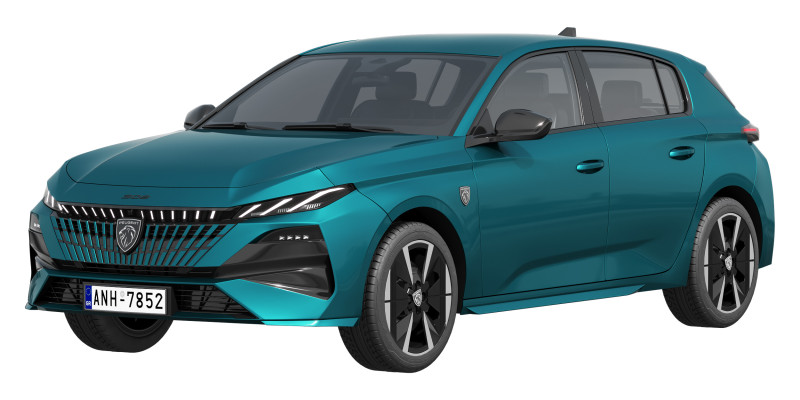 Peugeot 308 2026 Model 3D .c4d .max .obj .3ds .fbx .stl .blend 