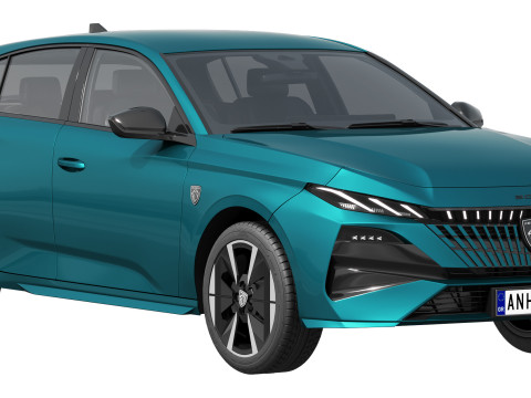 Peugeot 308 2026 Model 3D