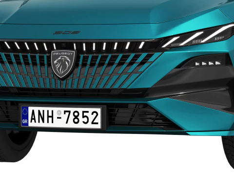 Peugeot 308 2026 3D Model