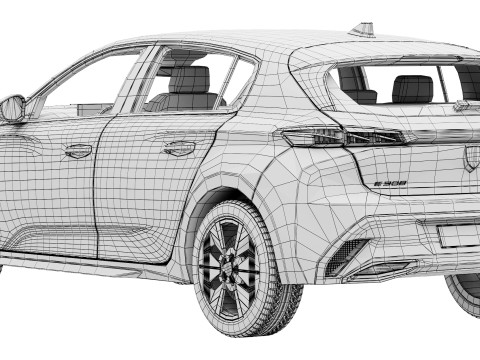 Peugeot 308 2026 Model 3D