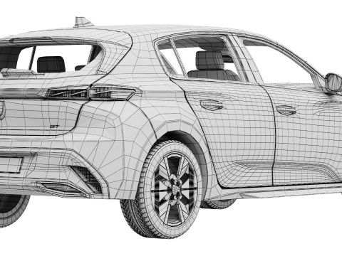 Peugeot 308 2026 Model 3D