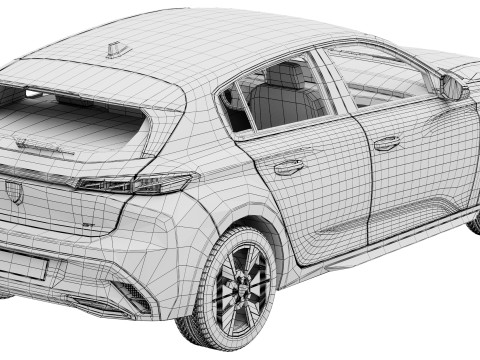 Peugeot 308 2026 Model 3D
