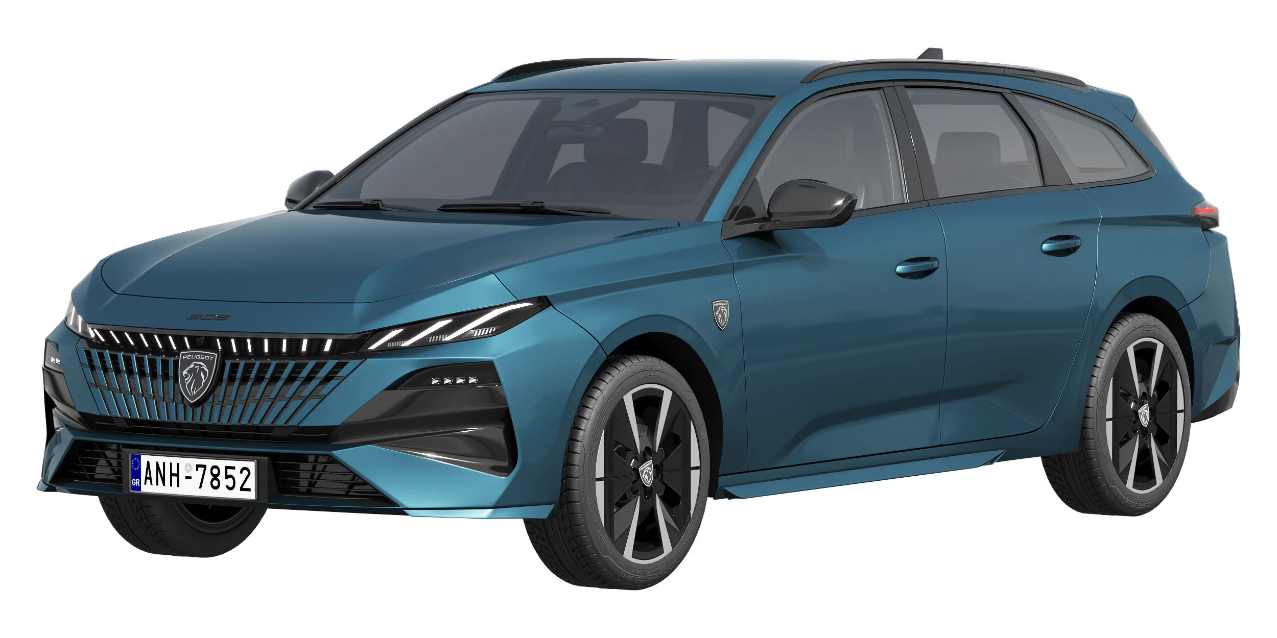 Peugeot 308 SW 2026 Modello 3D .c4d .max .obj .3ds .fbx .stl .blend