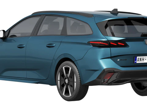 Peugeot 308 SW 2026 Modello 3D