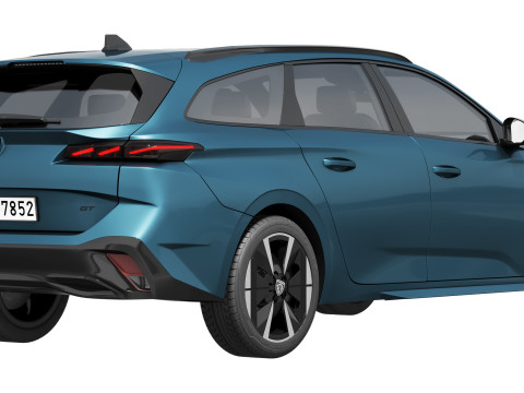 Peugeot 308 SW 2026 Model 3D