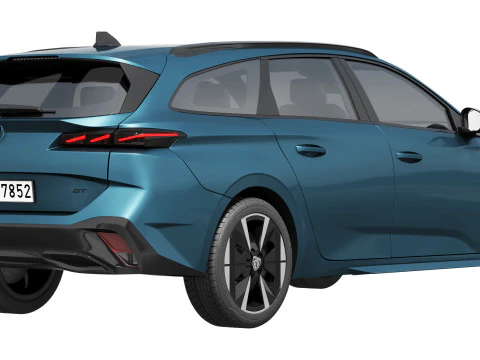 Peugeot 308 SW 2026 Modello 3D