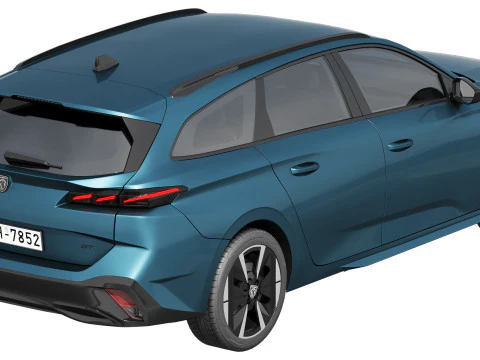 Peugeot 308 SW 2026 Modello 3D
