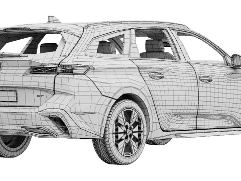 Peugeot 308 SW 2026 Modello 3D