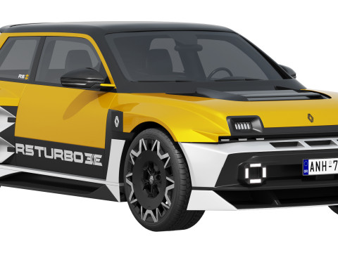 Renault 5 Turbo 3E 2027 3D Model