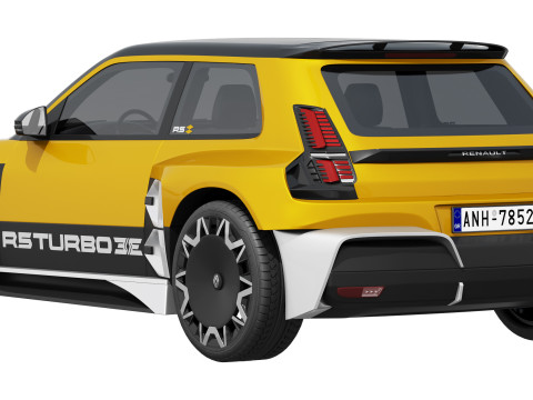 Renault 5 Turbo 3E 2027 3D Model