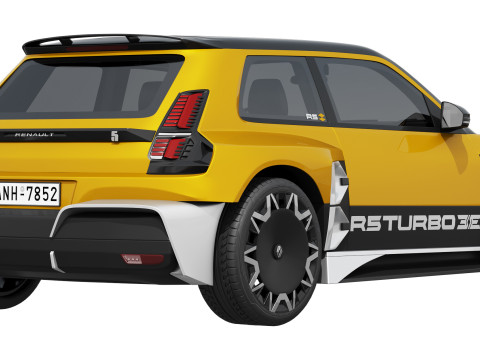Renault 5 Turbo 3E 2027 3D Model