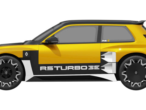 रेनॉल्ट 5 टर्बो 3ई 2027 3D मॉडल