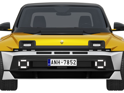 Renault 5 Turbo 3E 2027 3D Model