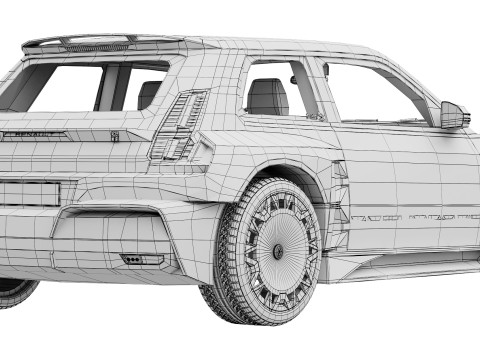 Renault 5 Turbo 3E 2027 3D Model