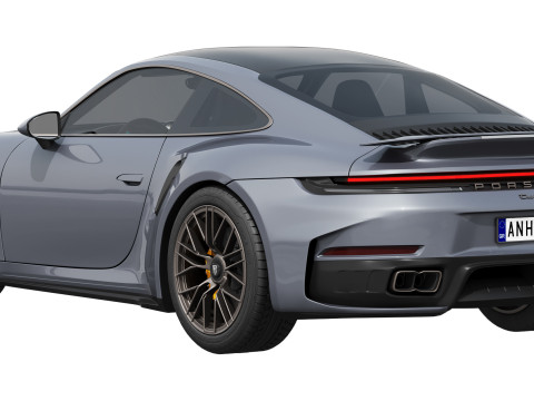 Porsche 911 Turbo S 2026 Modello 3D