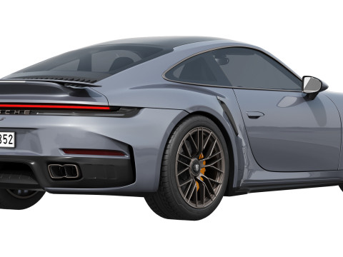 Porsche 911 Turbo S 2026 Modello 3D