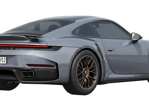 पोर्शे 911 टर्बो एस 2026 3D मॉडल