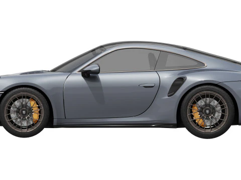 पोर्शे 911 टर्बो एस 2026 3D मॉडल