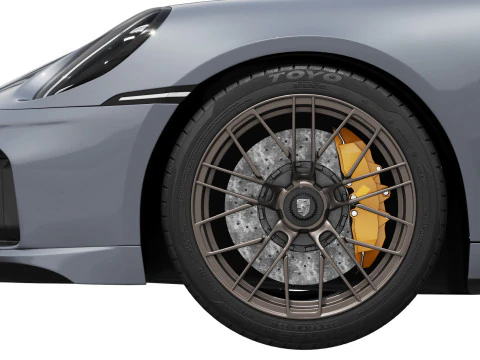 पोर्शे 911 टर्बो एस 2026 3D मॉडल