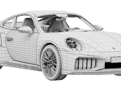 Porsche 911 Turbo S 2026 Modello 3D