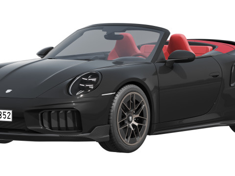 Porsche 911 Turbo S Cabriolet 2026 3D Model