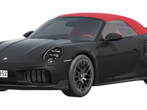 Porsche 911 Turbo S Cabriolet 2026 Modèle 3D