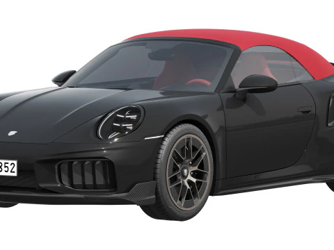 Porsche 911 Turbo S Cabriolet 2026 Modelo 3D