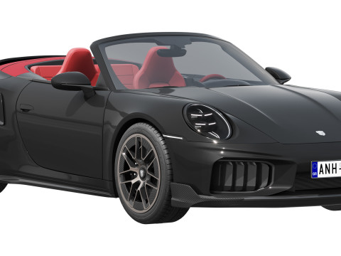 Porsche 911 Turbo S Cabriolet 2026 Modèle 3D