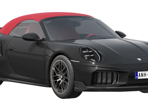 Porsche 911 Turbo S Cabriolet 2026 Modèle 3D