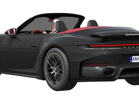 Porsche 911 Turbo S Cabriolet 2026 Modèle 3D