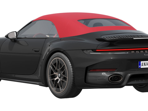 Porsche 911 Turbo S Cabriolet 2026 Modèle 3D