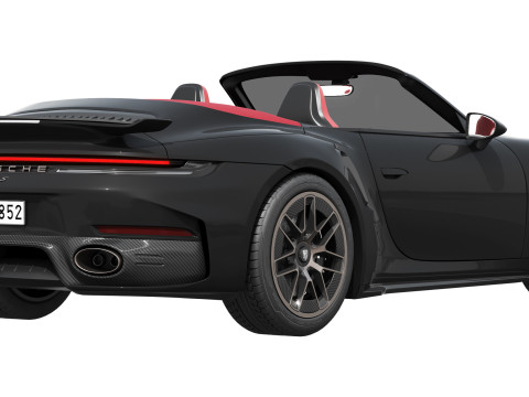 Porsche 911 Turbo S Cabriolet 2026 Modèle 3D