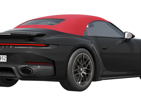 Porsche 911 Turbo S Cabriolet 2026 Modèle 3D