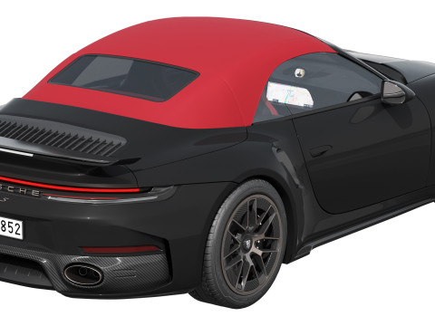 Porsche 911 Turbo S Cabriolet 2026 Modèle 3D