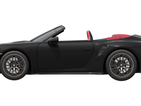 Porsche 911 Turbo S Cabriolet 2026 Modèle 3D