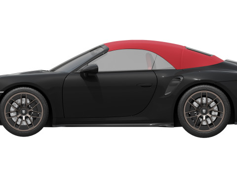 Porsche 911 Turbo S Cabriolet 2026 Modèle 3D