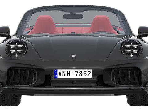 Porsche 911 Turbo S Cabriolet 2026 Modèle 3D