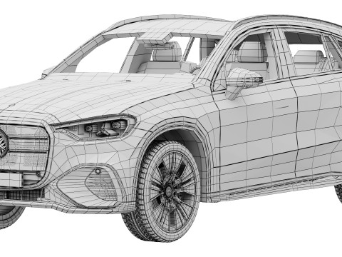 Mercedes-Benz GLC EV 2026 3D Modell
