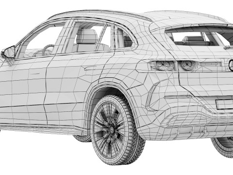 Mercedes-Benz GLC EV 2026 3D Modell