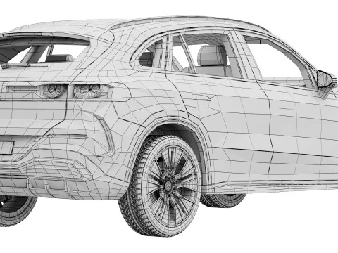 Mercedes-Benz GLC EV 2026 3D Model