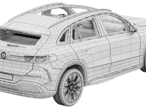 Mercedes-Benz GLC EV 2026 3D Model
