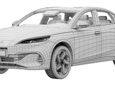 Sigillo BYD 6 DM-i 2025 Modello 3D