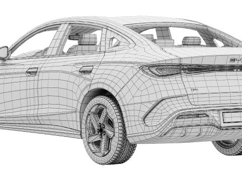 Sigillo BYD 6 DM-i 2025 Modello 3D