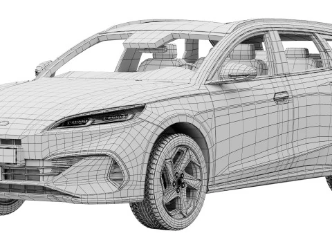 BYD Sigillo 6 DM-i TOURING 2025 Modello 3D