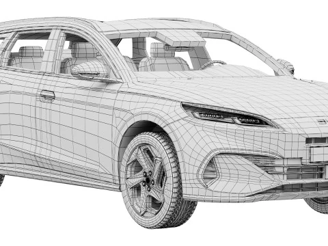 BYD Sigillo 6 DM-i TOURING 2025 Modello 3D