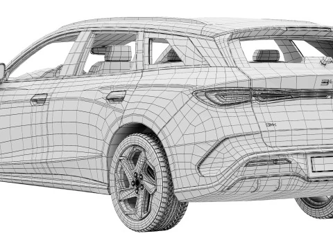 BYD Sigillo 6 DM-i TOURING 2025 Modello 3D