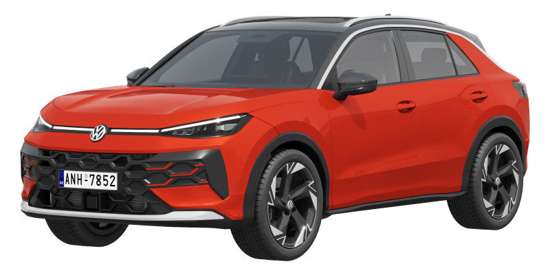 Volkswagen T-Roc 2026 3Dモデル .c4d .max .obj .3ds .fbx .stl .blend 
