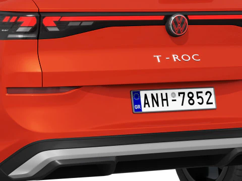 Volkswagen T-Roc 2026 3D Model