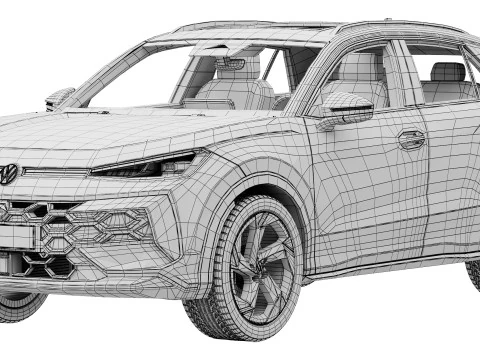 Volkswagen T-Roc 2026 3D Model